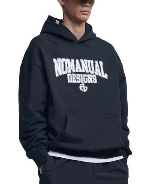 パーカー・フーディ NOMANUAL 17 FOOTBALL HOODIE CHARCOAL NM63HD18M1CH 노매뉴얼] 17 FOOTBALL HOODIE - CHARCOAL_NOMANUAL - 코오롱몰