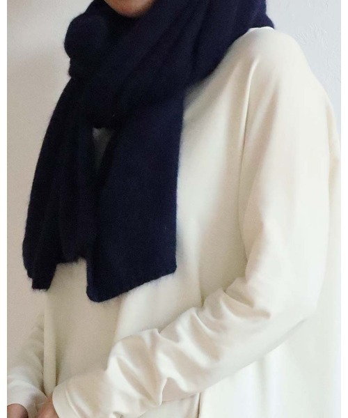 マフラー ストール ベビーFOX混ロングマフラー レディース : ZOZOTOWN