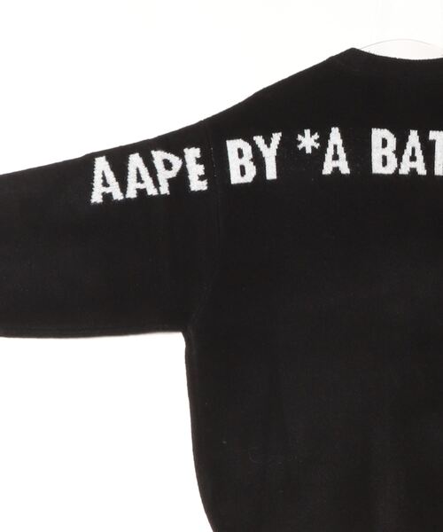 AAPE BY A BATHING APE セーター ニット ZIP UP KNIT CARDIGAN