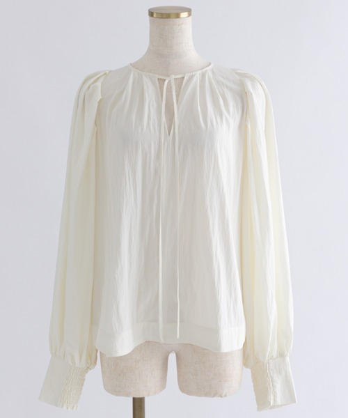 EN NEUME ブラウス シャツ Gathered Volume Blouse レディース 