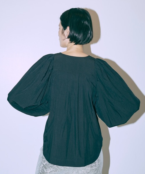 EN NEUME ブラウス シャツ Gathered Volume Blouse レディース 
