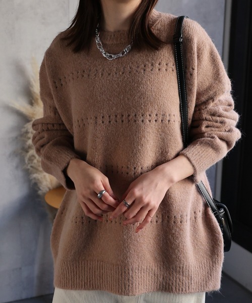 CREARE -LINO- ニット セーター 「ユニセックス商品」アイレット
