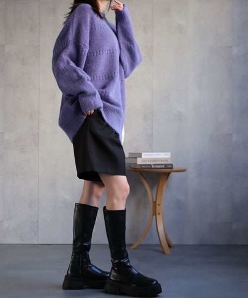 ニット セーター 「ユニセックス商品」アイレットニットプルオーバー レディース メンズ | CREARE -LINO- | 23