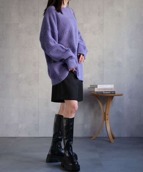 ニット セーター 「ユニセックス商品」アイレットニットプルオーバー レディース メンズ | CREARE -LINO- | 10