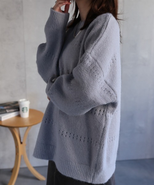 ヴィトン 23AW ウール×カシミヤ ニット XS レディース ブラック