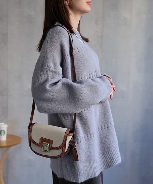 ニット セーター 「ユニセックス商品」アイレットニットプルオーバー レディース メンズ | CREARE -LINO- | 14