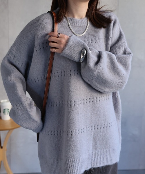 CREARE -LINO- ニット セーター 「ユニセックス商品」アイレット