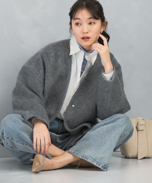 ZARA - ZARA ノーカラージャケット ベージュの通販 by タカパン
