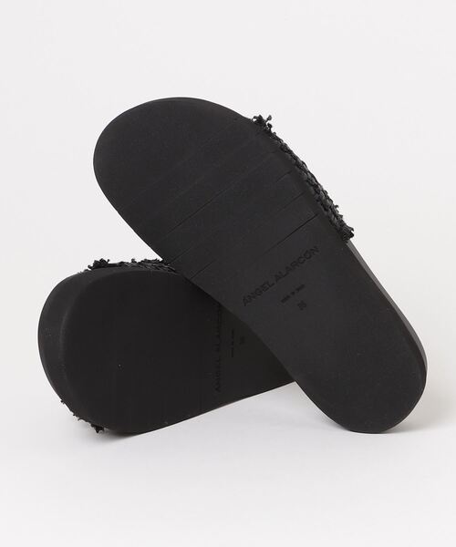 ANGEL ALARCON サンダル ALARCON/ラフィア フラットサンダル ANGEL ALARCON サンダル ALARCON/ラフィア フラットサンダル