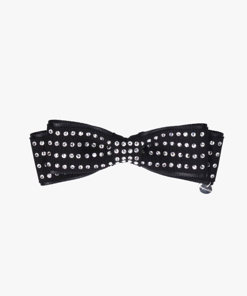 Chapeau d' O ヘアクリップ Crystal Ribbon Barrette