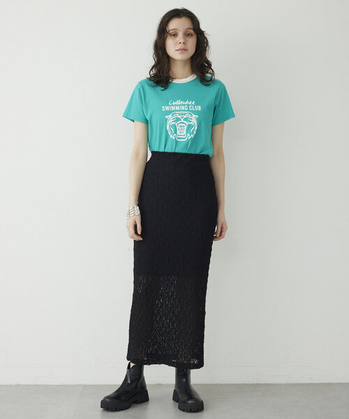 The Pause スカート THE PAUSE スカート 「THE PAUSE」ストレッチレースタイト