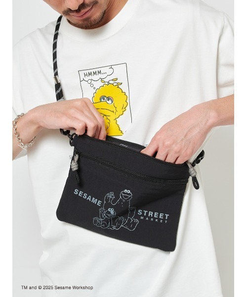 【美品】*YANCO* zip musette／GL サコッシュショルダーバッグ WHITE×WHITE サコッシュバッグ ミニショルダーバッグ ショルダー