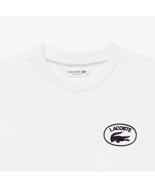 [LACOSTE] короткий рукав футболка 38 бледно-розовый женский 