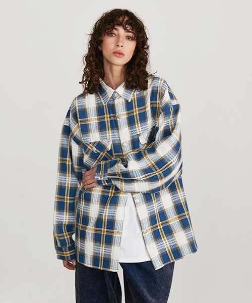 Revo. ブルゾン アウター ヘビーウェイト タータンチェック CPO