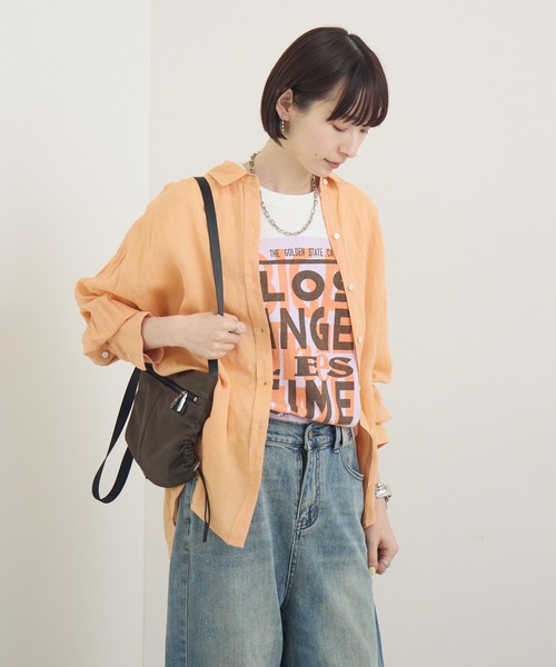 Paradise Picnic ブラウス シャツ cloche 清涼リネンシャツ