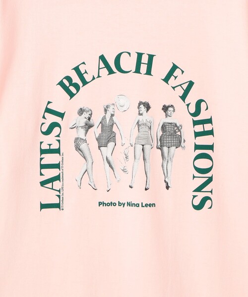 tシャツ Autumn Girls photo アーチロゴTシャツ/フォトTシャツ レディース FREAK'S STORE/Autumn Girls photo アーチロゴTシャツ｜Daytona