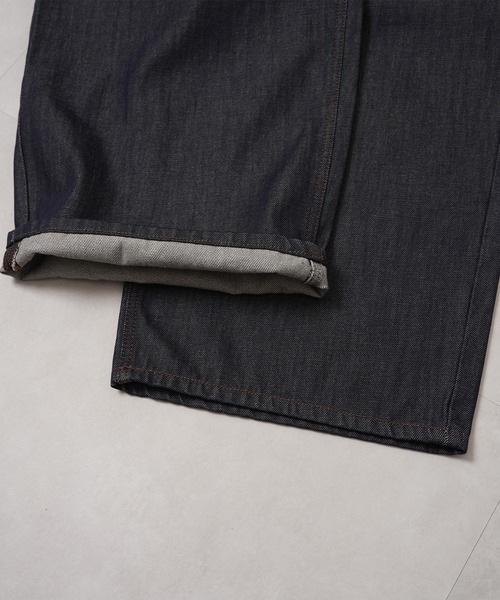 パンツ Button fly rigid denim baggy pants BAGGY PANTS (MENS) – HIRSHLEIFERS