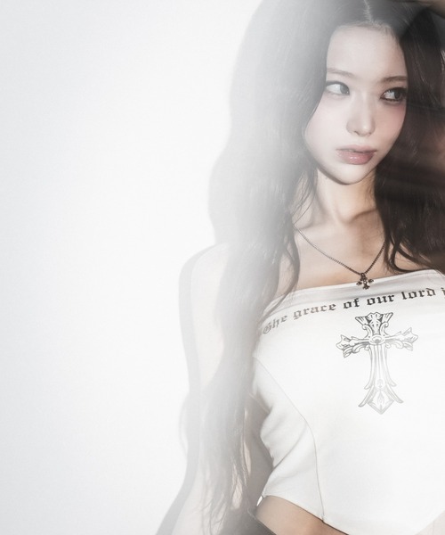 me+em select（ミームセレクト） 「 2color 」クロスグランジロゴベア