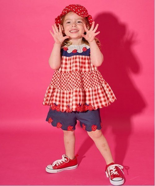 ベイビーチアー　baby cheer いちご　イチゴ　チュニック いちごチュニック（チュニック） | baby cheer（ベイビーチアー