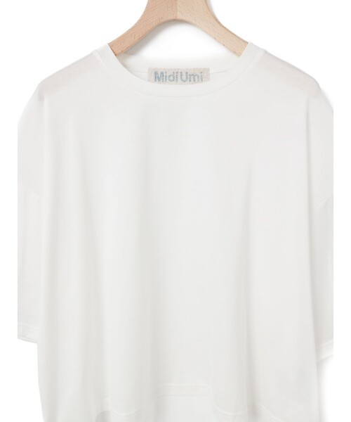 tシャツ MidiUmi  ワイドハーフスリーブプルオーバー レディース MidiUmi tシャツ ワイドハーフスリーブプルオーバー レディース