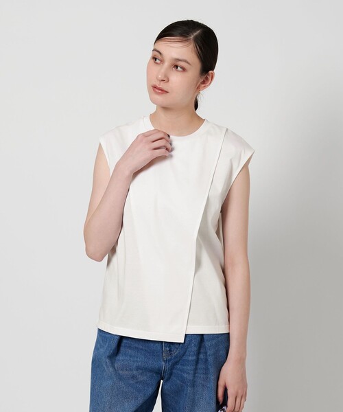 NBB WEEKEND ノースリーブ　トップス　ホワイト　サイズ１ ZARA ホワイト ノースリーブ トップス - メルカリ