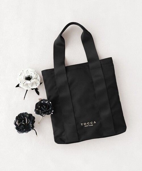 candyです♡トッカ♡お花ビーズ付カゴバッグ TOCCA（トッカ） トートバッグ 「美香＆Lov?coコラボ」FLOWER IN HEART
