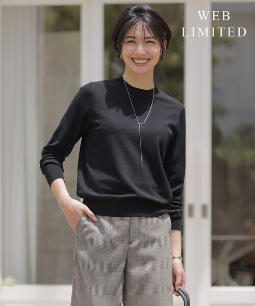 ニット セーター 「WEB限定」PRINCE クルーネック レディース
