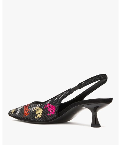 ケイトスペード ボーダーパンプス kate spade NEW YORK パンプス スペース インベーダー × ケイト