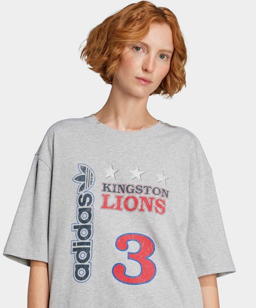 adidas tシャツ レトロ ライオン半袖Tシャツ / アディダス