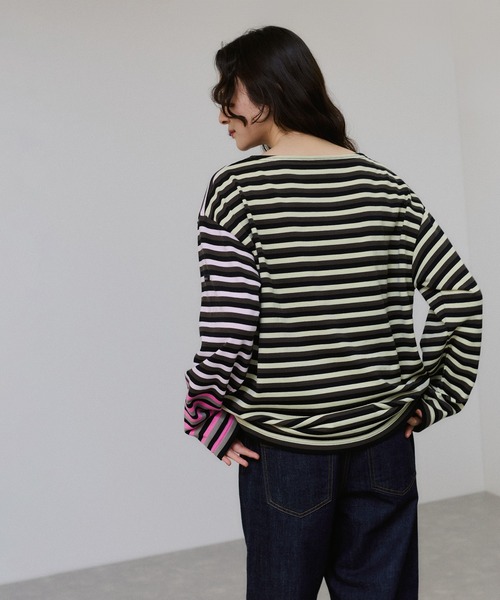 ADAM ET ROPE' tシャツ 「G.F.G.S. for ROPE'」別注ボートネック