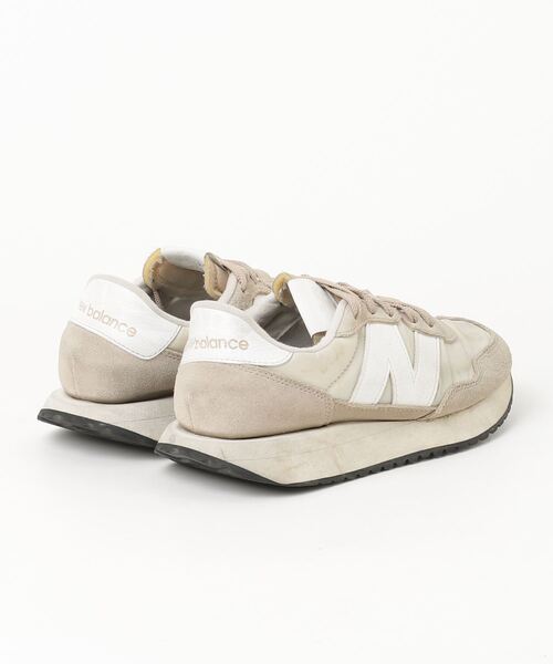 「New Balance」 ローカットスニーカー 24.5cm ベージュ レディース
