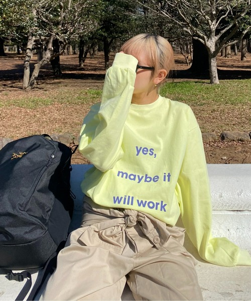 「CIAOPANIC TYPY」 長袖Tシャツ LARGE ホワイト メンズ