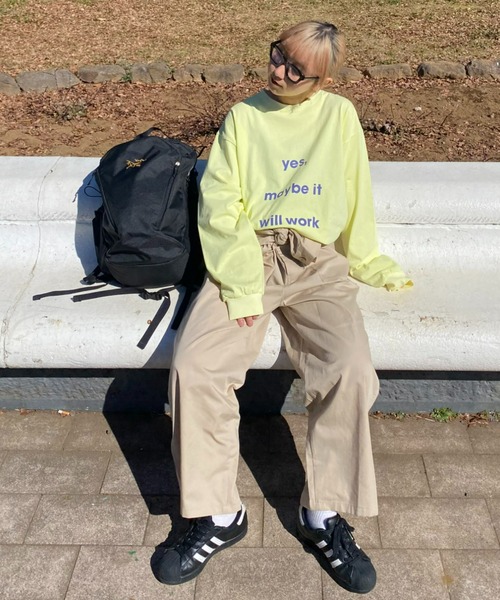 「CIAOPANIC TYPY」 長袖Tシャツ LARGE ホワイト メンズ
