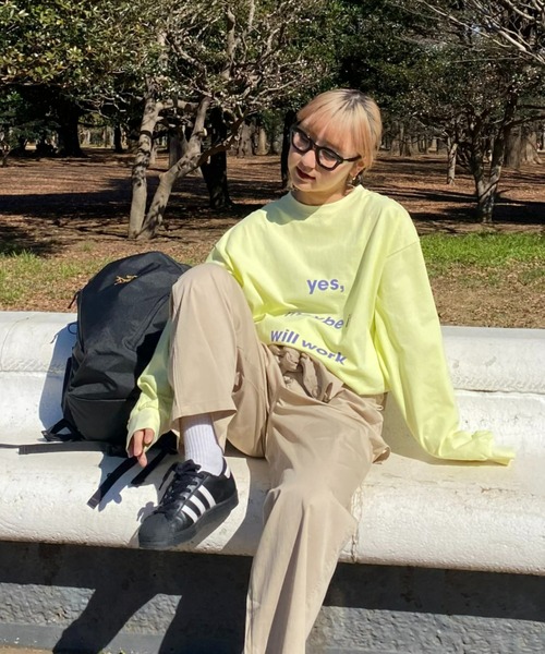 「CIAOPANIC TYPY」 長袖Tシャツ LARGE ホワイト メンズ