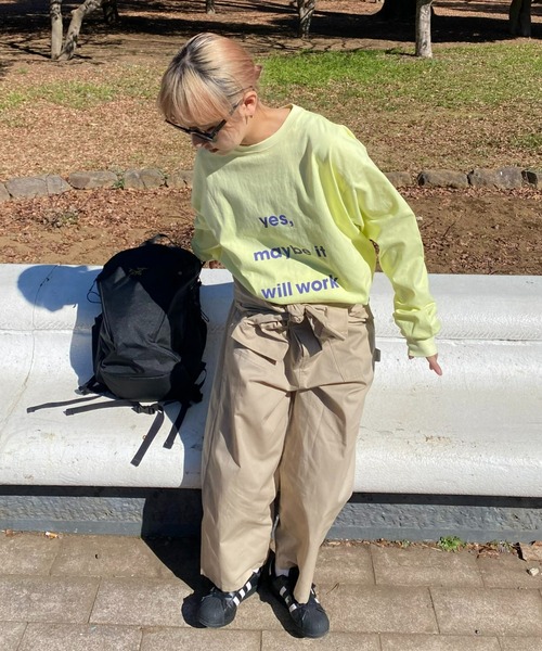 「CIAOPANIC TYPY」 長袖Tシャツ LARGE ホワイト メンズ