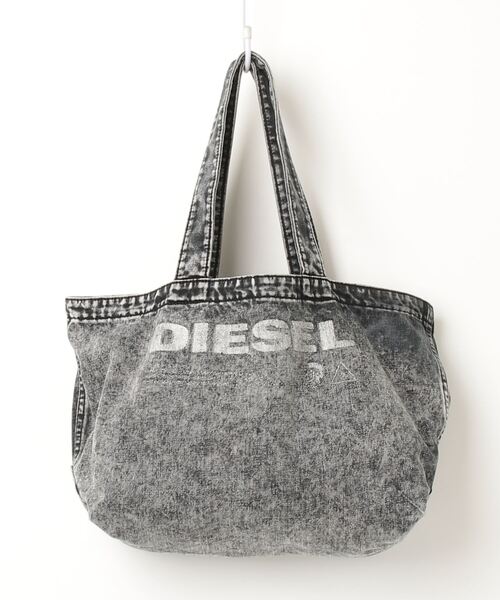 DIESEL」 トートバッグ UNI グレー レディース