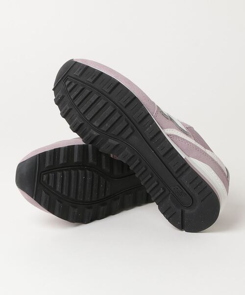 「New Balance」 ローカットスニーカー 24.5cm グレー レディース