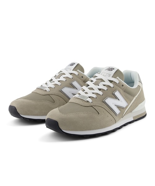 「New Balance」 ローカットスニーカー 24.5cm グレー レディース
