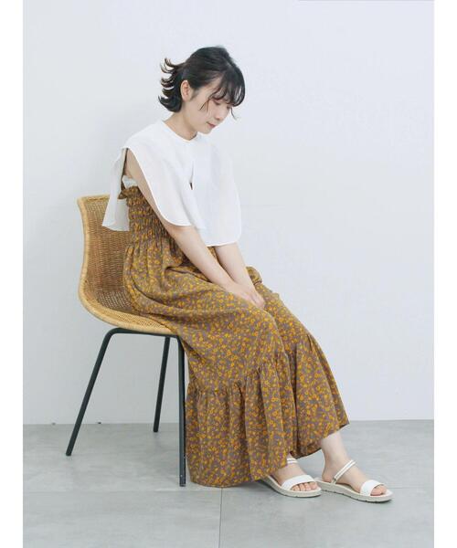 Samansa Mos2 blue（サマンサモスモスブルー） ワンピース 花柄