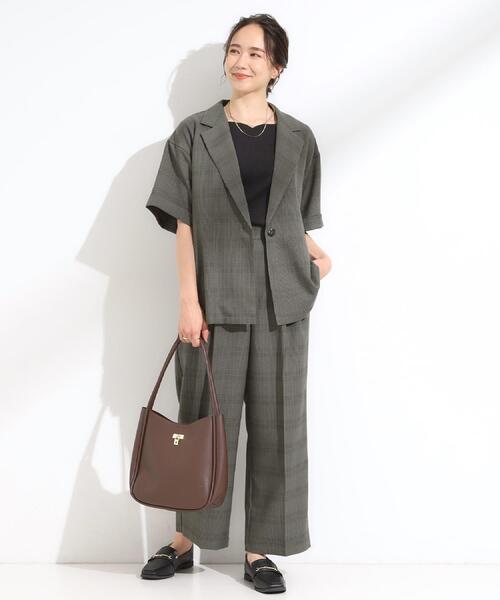 DRESKIP（ドレスキップ） パンツ 「S-LL/セットアップ可/洗濯後しわに