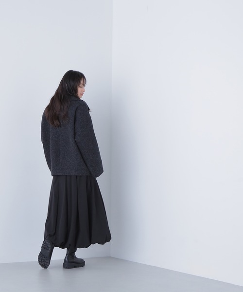 NATURAL BEAUTY BASIC ピーコート pコート ウーリーフォルム