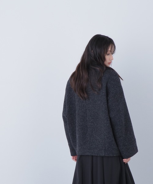 NATURAL BEAUTY BASIC ピーコート pコート ウーリーフォルム