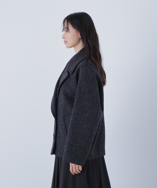 NATURAL BEAUTY BASIC ピーコート pコート ウーリーフォルム