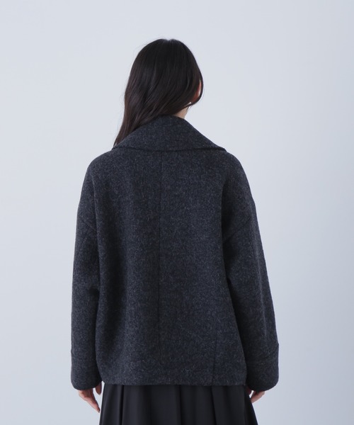 NATURAL BEAUTY BASIC ピーコート pコート ウーリーフォルム
