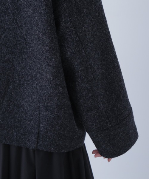 NATURAL BEAUTY BASIC ピーコート pコート ウーリーフォルム