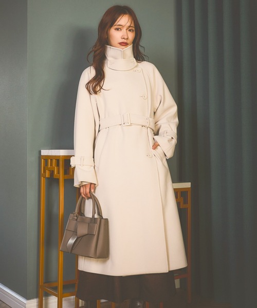 【定価8万】mister it. デザインコート 美品 1回着用 即購入OK mysty woman（ミスティウーマン） コート チェスターコート 3WAY