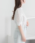 「HEYUMM」 7分袖ブラウス ONE オフ...の詳細画像1