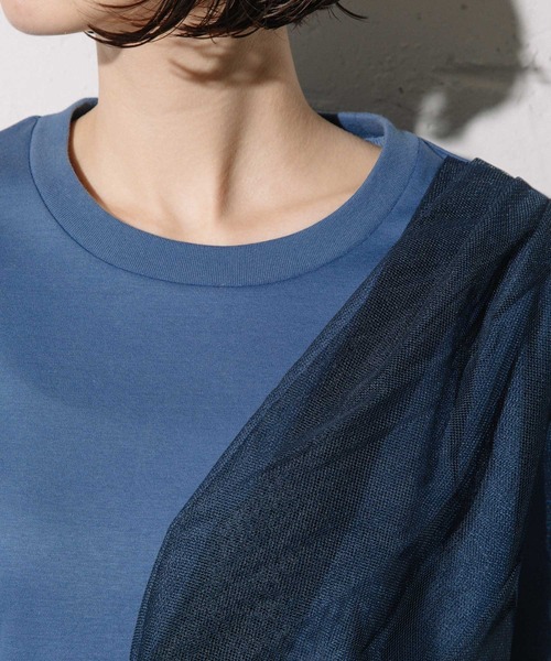 「MARECHAL TERRE」 半袖ワンピース MEDIUM ブラック レディース_画像3