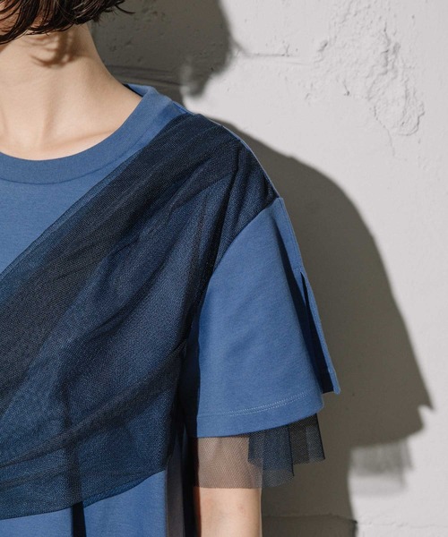 「MARECHAL TERRE」 半袖ワンピース MEDIUM ブラック レディース_画像5