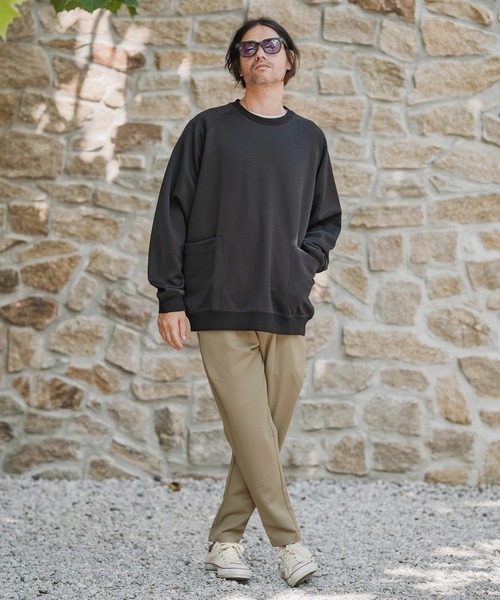 CAMBIOスーパーストレッチ ツイル サルエル テーパードシルエット パンツ CAMBIO(カンビオ)】Super Stretch Twill Surrouel Tapered Silhouette